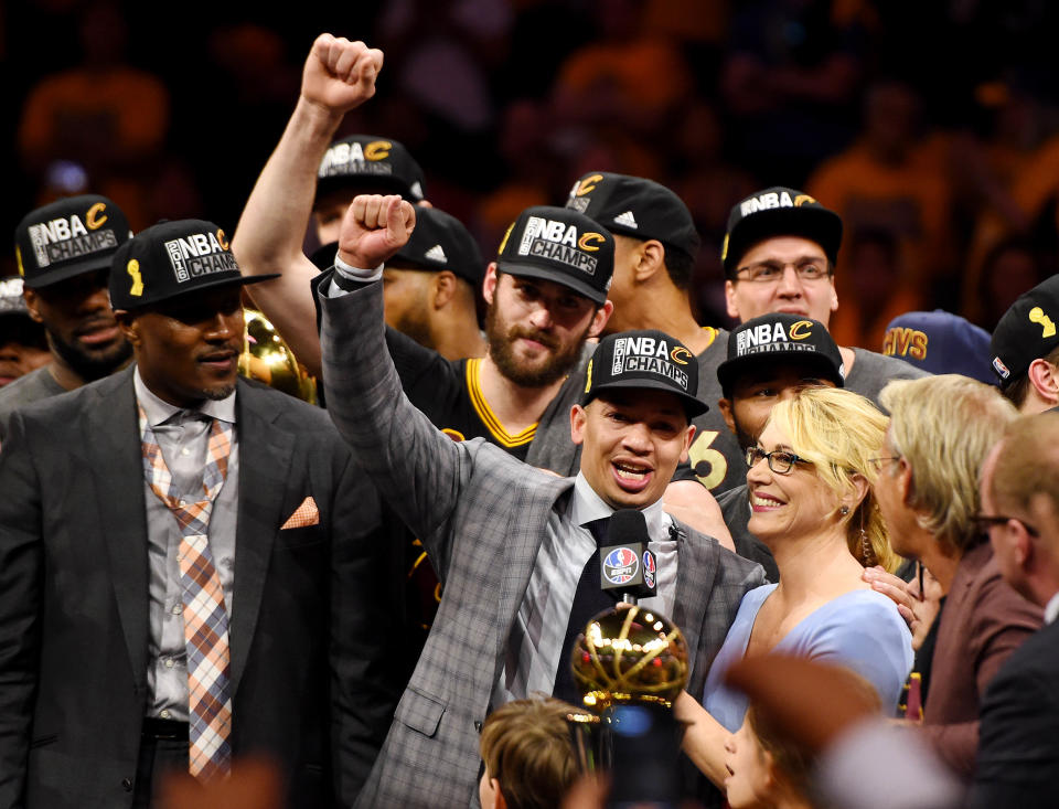As coach in Cleveland, Tyronn Lue helped lead the Cavaliers back from a 3-1 series deficit to win the 2016 NBA championship.