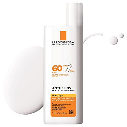 Anthelios Light Fluid Face Sunscreen Broad Spectrum SPF 60