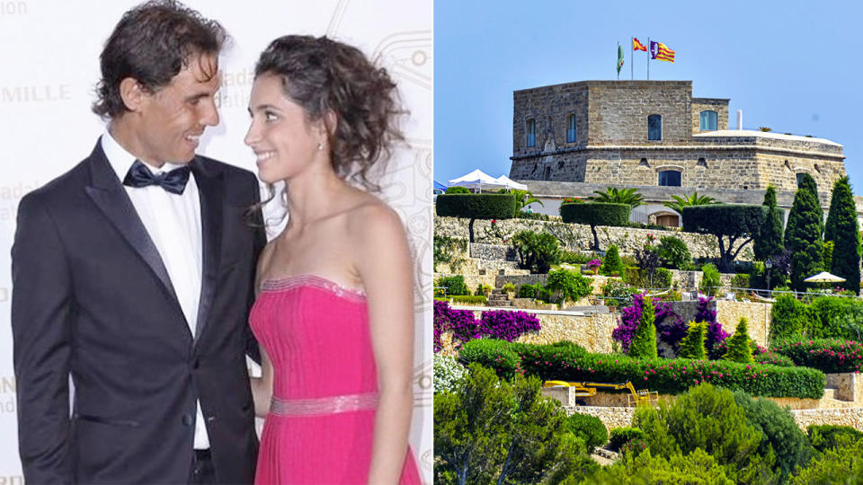 Rafa and girlfriend Xisca got married at a lavish Mallorca venue. Pic: Instagram/AAP