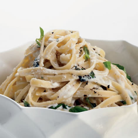 Summery Fettuccine Alfredo