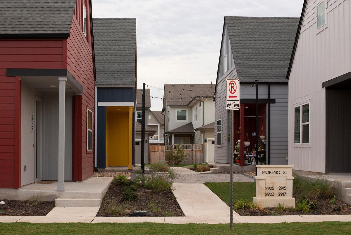 The Mueller neighborhood in East Austin on Oct. 7, 2023.