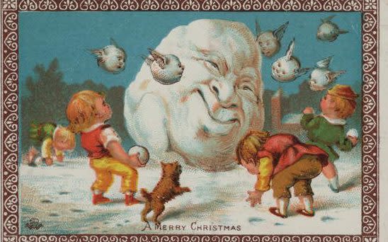 A Merry Christmas: demented snowballs