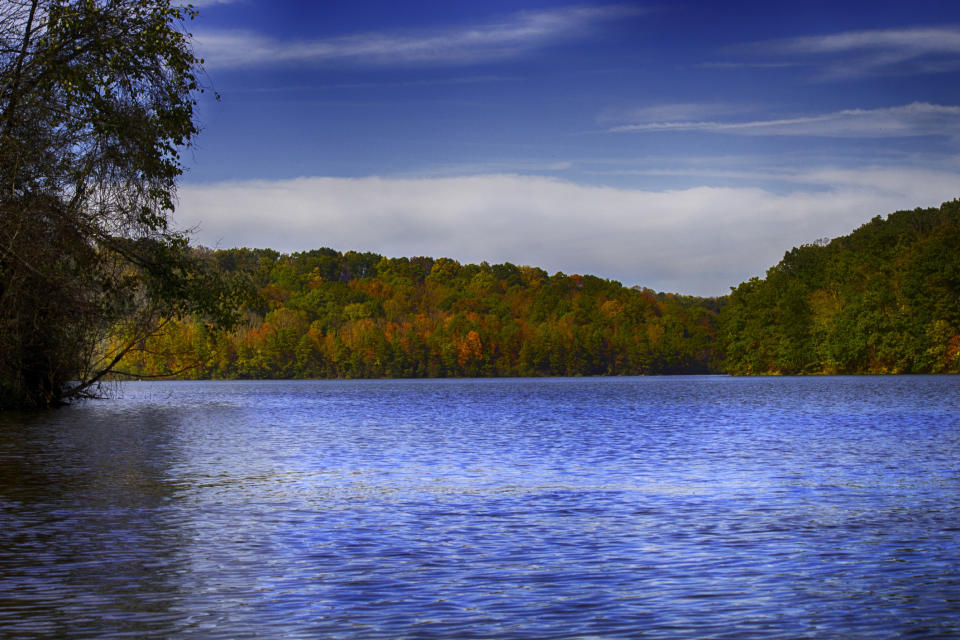 A beautiful lake scene