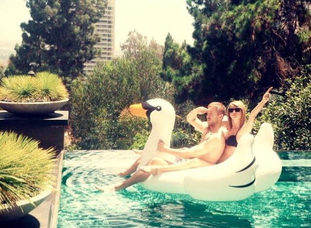 Taylor Swift and Calvin Harris