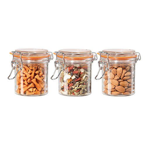 Oggi Round Glass Canisters