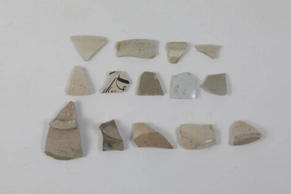 Porcelain fragments from the Ming Dynasty were recovered from inside the stoves and wells, experts said.