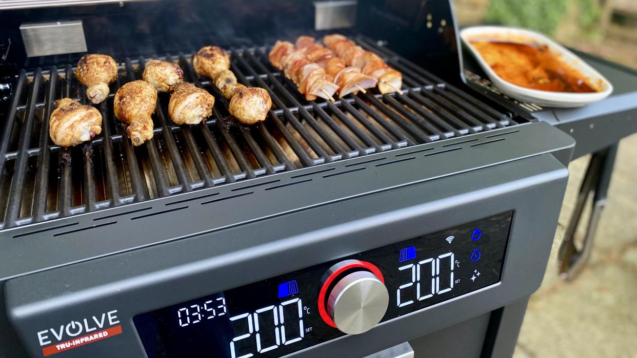  Char-Broil Evolve smart gas barbecue. 