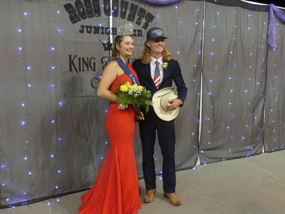 Ryan Andrews and Ellie Ratliff are the 2023 Ross County Fair King and Queen.