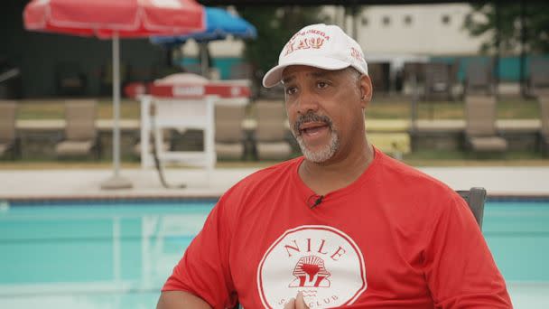 PHOTO: Anthony Patterson, the president of the Nile Swim Club, says that Black families are being denied access to private swim clubs around the country. (ABC News)