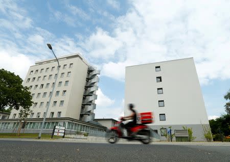 A HEAD QUARTER student hostel is pictured in Darmstadt, Germany, July 23, 2016. Picture taken July 23, 2016. REUTERS/Ralph Orlowski