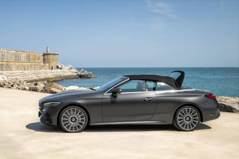 Essentially a forerunner to the old C-Class Cabriolet, the CLE Cabriolet is directly competing with the convertible versions of the BMW 4-Series and Audi A5. Mercedes-Benz/dpa