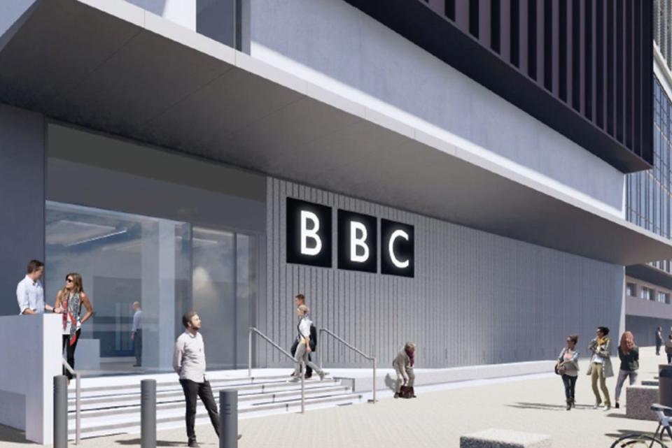 How the new BBC music studios at East Bank in Stratford might look (BBC)