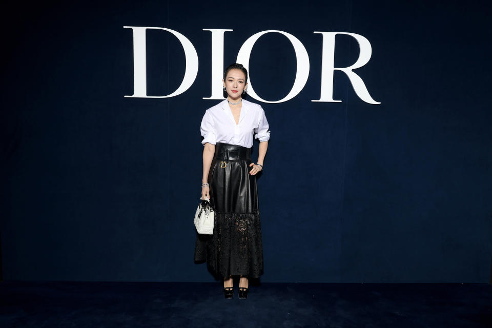 Zhang Ziyi attends the Dior fall 2023 show.