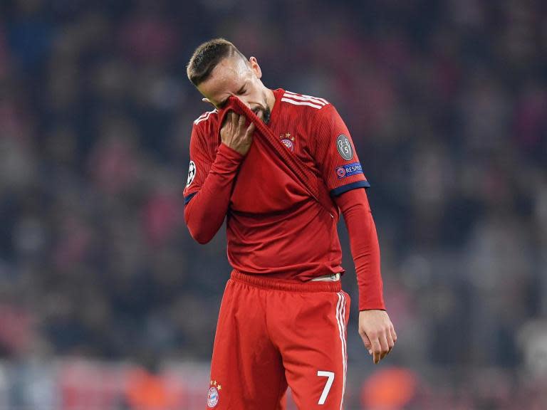 Liverpool vs Bayern: Franck Ribery and Jerome Boateng not on flight for Champions League showdown at Anfield