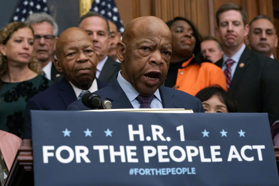 Rep. John Lewis (D-Ga.), who died in 2020, co-authored the voting rights modernization section of the For the People Act. (Photo: Alex Wong/Getty Images)