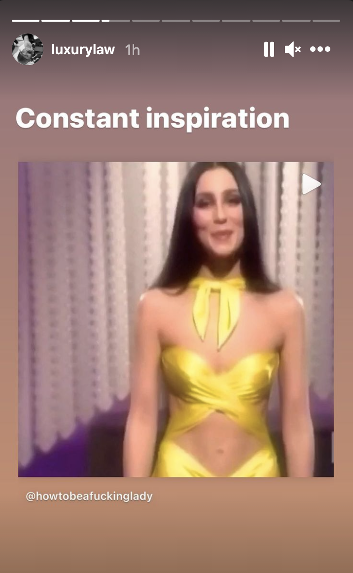 Cher in a very similar dress in the '70s