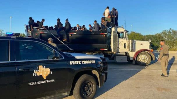 PHOTO: The Texas Department of Public Safety disrupted a human smuggling attempt in Cotulla, Texas, Oct. 26, 2022. (Texas Department of Public Safety)