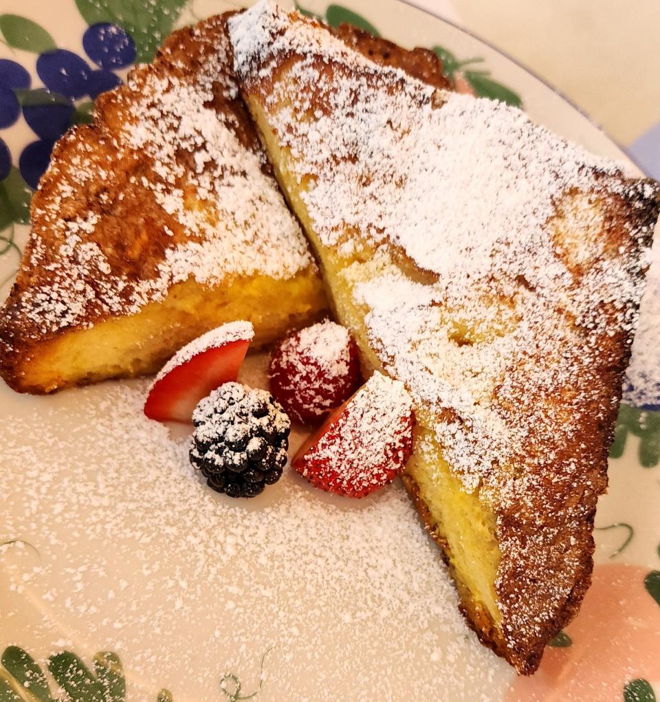 Traditional French Toast is on the menu at Bellini for Sunday brunch.
