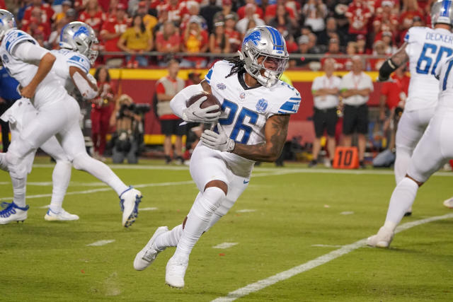 Jahmyr Gibbs preseason news: How did the Lions rookie RB perform in Week 1  of preseason? - DraftKings Network