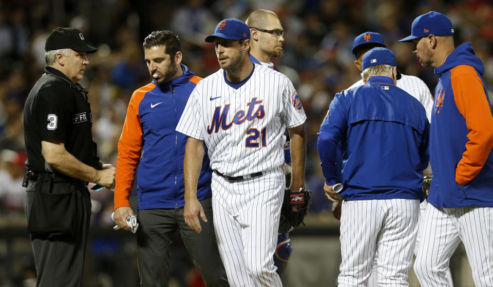 Fantasy baseball managers are left searching with Max Scherzer sidelined for 6-8 weeks. (Photo by Jim McIsaac/Getty Images)