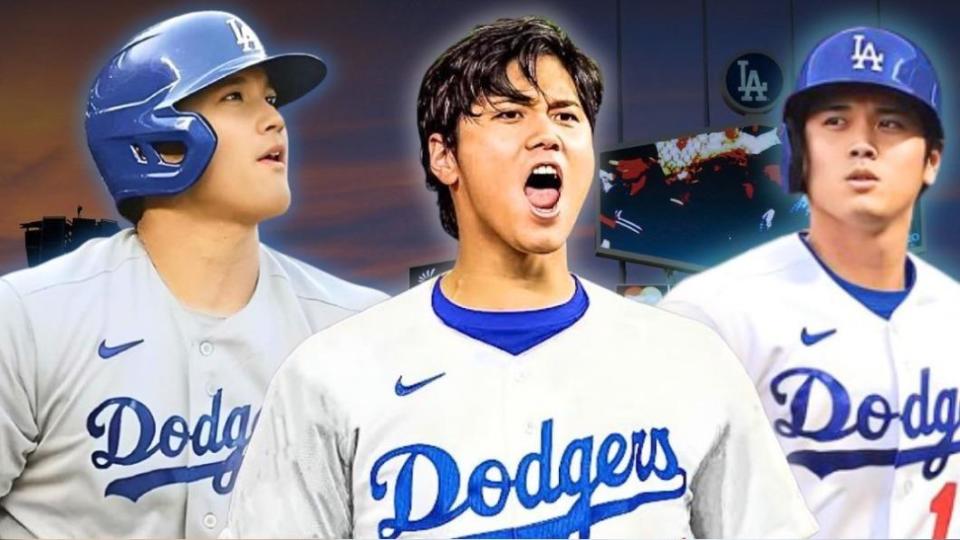 大谷翔平簽下天價合約。（圖／翻攝自X@DodgersNation）