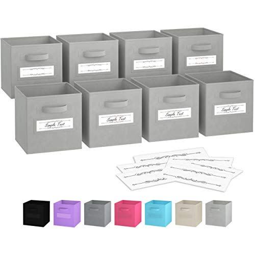 1) Labeled Storage Cubes