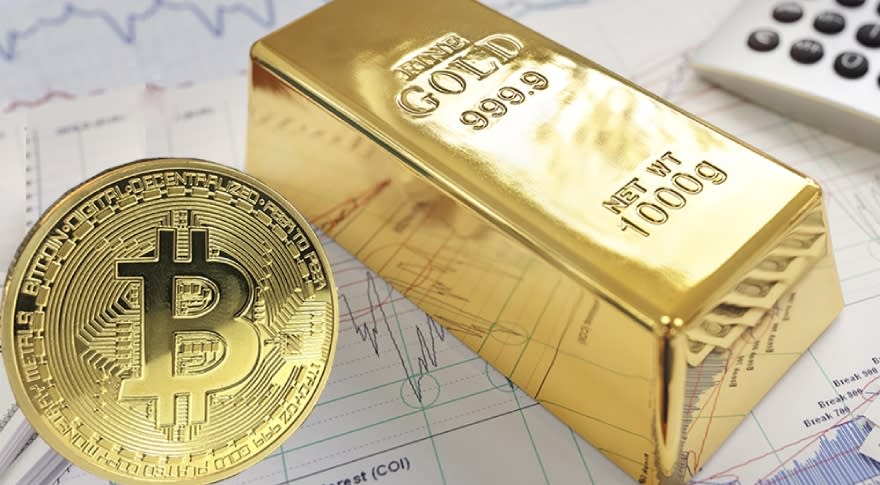 Aumentó la correlación entre el Bitcoin (BTC) y el oro en 2023