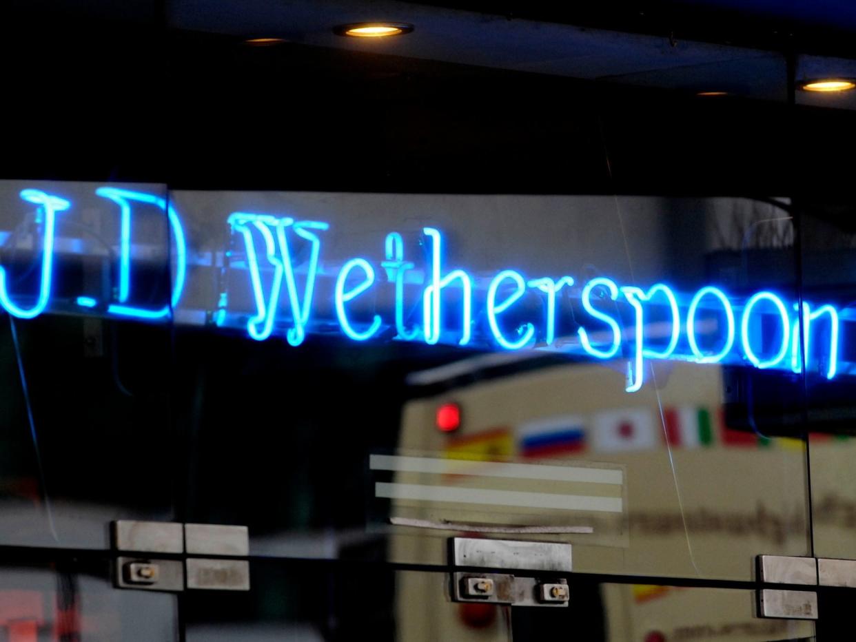 JD Wetherspoon was one of five chains identified by the investigation: PA