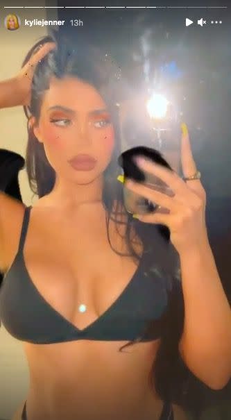 9) Kylie Jenner nude moments on Instagram - February 2021