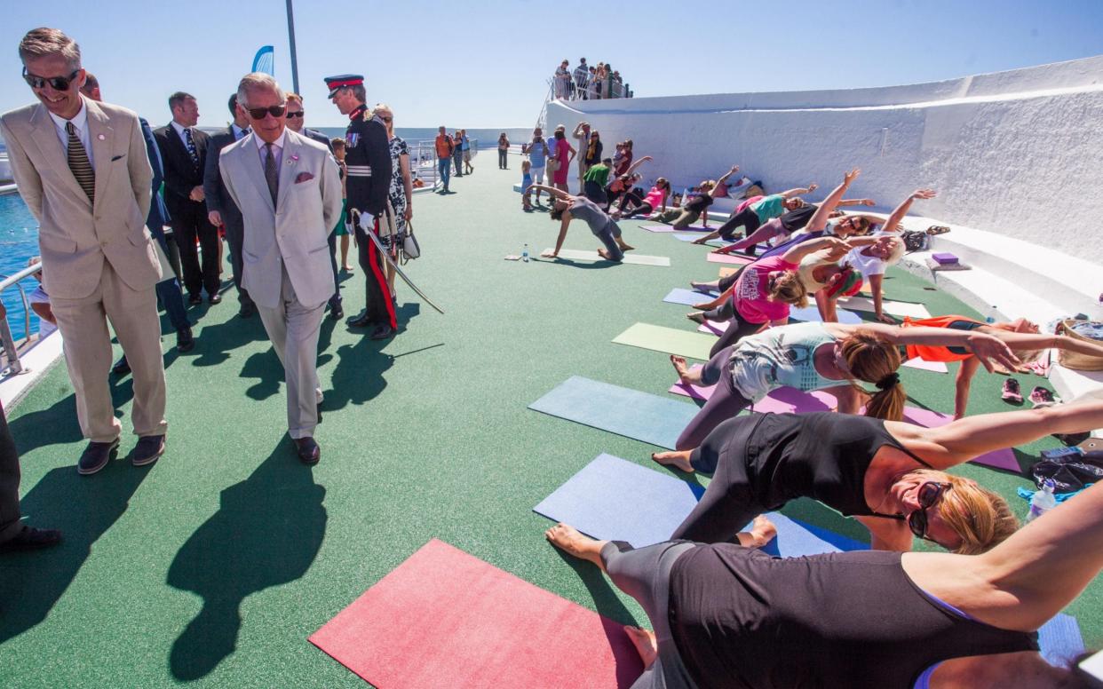 Prince Charles says yoga had 