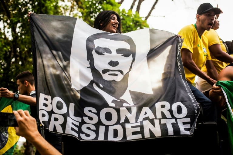 Bolsonaro has fervent fans -- and a 75-percent popularity rating