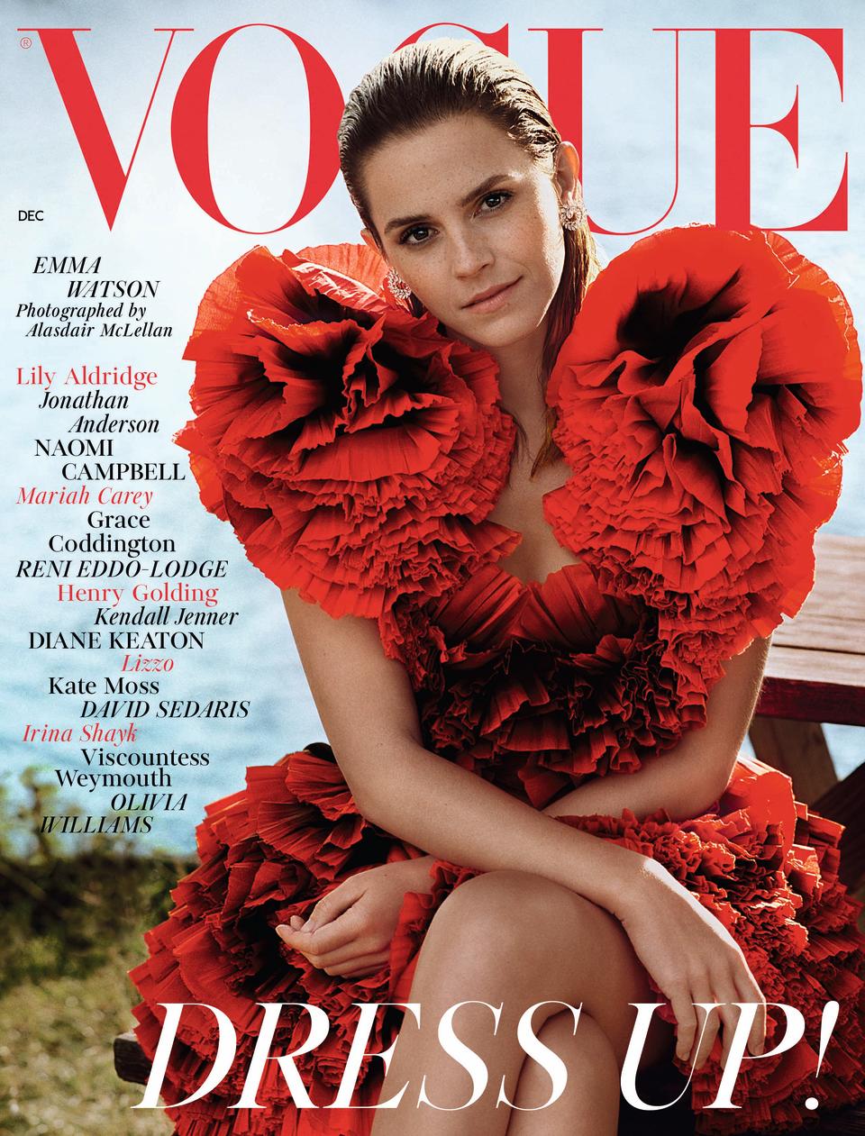 The December cover of British Vogue (Photography credit: Alasdair McLellan)