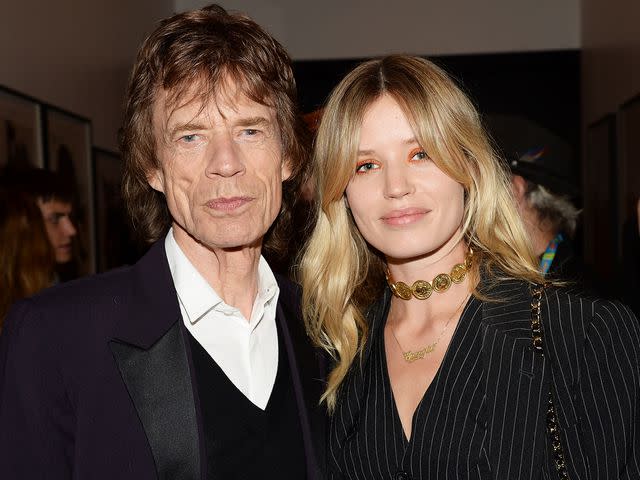 <p>Dave J Hogan/Dave J Hogan/Getty</p> Mick Jagger (left) and Georgia May Jagger in 2016