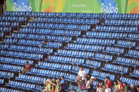 <p>Fans might have been excited about the Games, but the attendance said otherwise. The marquee events had great crowds but large swarths of empty seats were noticeable at many events. Sheesh. Brazil, did you know that an Olympics has been taking place for the past two weeks? (REUTERS/Dominic Ebenbichler) </p>