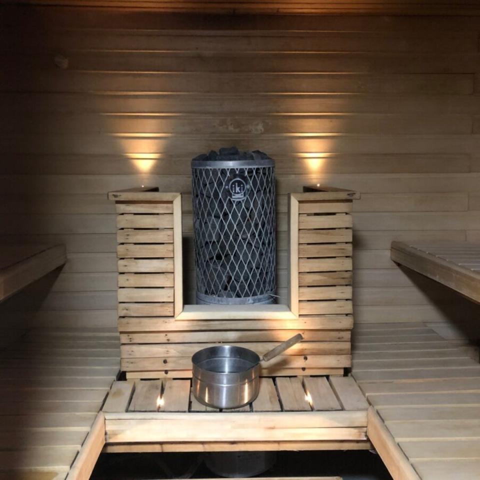 The sauna at The Finnish Church in Rotherhithe (The Finnish Church of London)