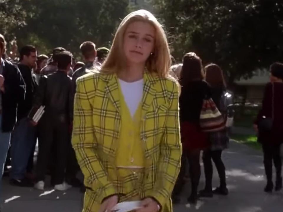 cher clueless yellow outfit