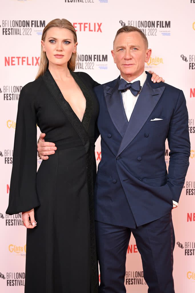 Daniel posed with his stunning daughter Ella at the premiere of his movie