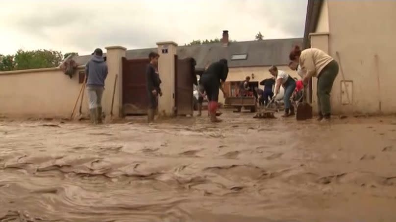 Inundaciones en Francia.