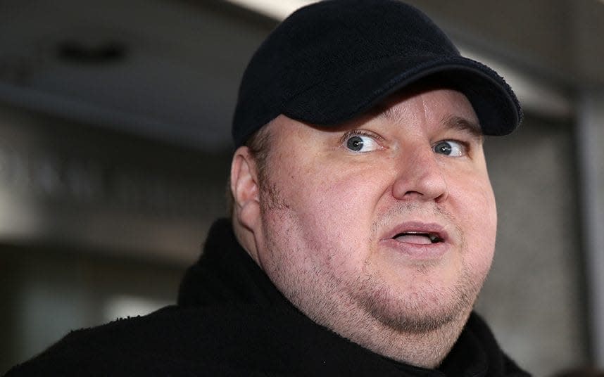 Kim Dotcom continues to fight extradition to the US. - This content is subject to copyright.
