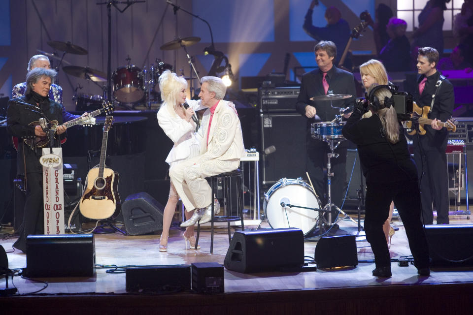 Porter Wagoner and Dolly Parton on the Grand Ole Opry in 2007 - Credit: Hollo Photographics, Inc.