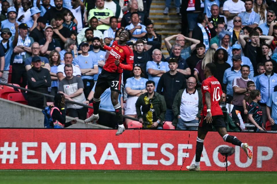 Man United were superb as they denied their big rivals another double (AFP via Getty Images)