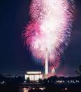 <p><strong>Washington, D.C.</strong></p><p>Celebrate the 4th Of July with the annual fireworks display over the <a href="https://washington.org/visit-dc/ways-celebrate-independence-day-washington-dc" rel="nofollow noopener" target="_blank" data-ylk="slk:National Mall;elm:context_link;itc:0;sec:content-canvas" class="link ">National Mall</a> in Washington, DC. Watch the display and enjoy the Independence Day festivities.</p>