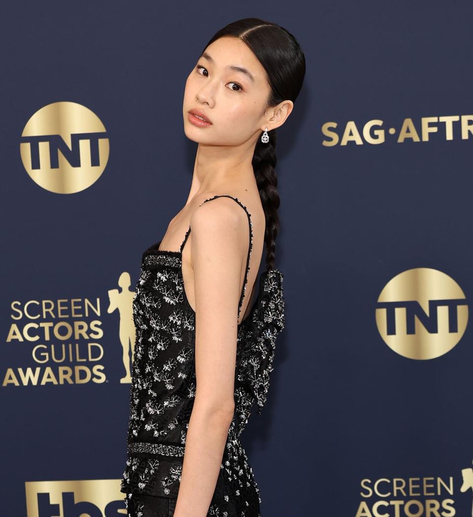 HoYeon Jung Attends the 2022 SAG Awards