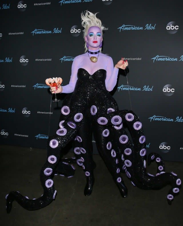 Katy Perry as Ursula for 'American Idol' Disney Night