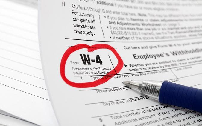 Adjust W-4 Exemptions