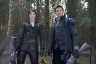 Gemma Arterton and Jeremy Renner in Paramount Pictures' "Hansel & Gretel: Witch Hunters" - 2013