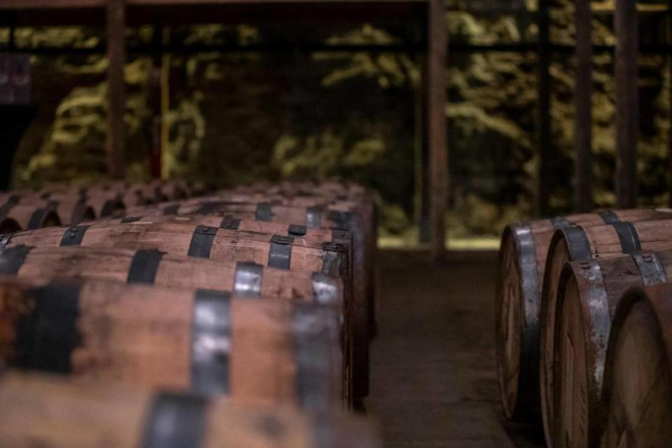 To successfully age Maker’s Mark longer than six years, barrels of mature bourbon were placed in the Limestone Cellar and kept at around 50 degrees for five or six more years.