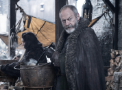 <p>Ser Davos Seaworth looks troubled. But what's bothering him?</p>