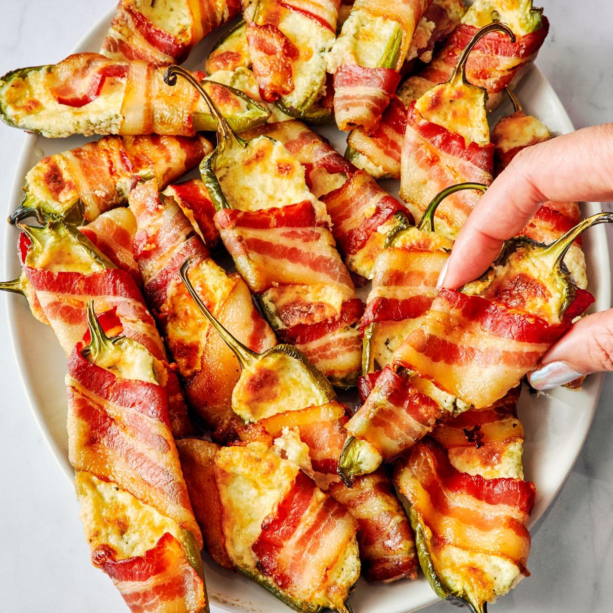 bacon wrapped jalapeno poppers