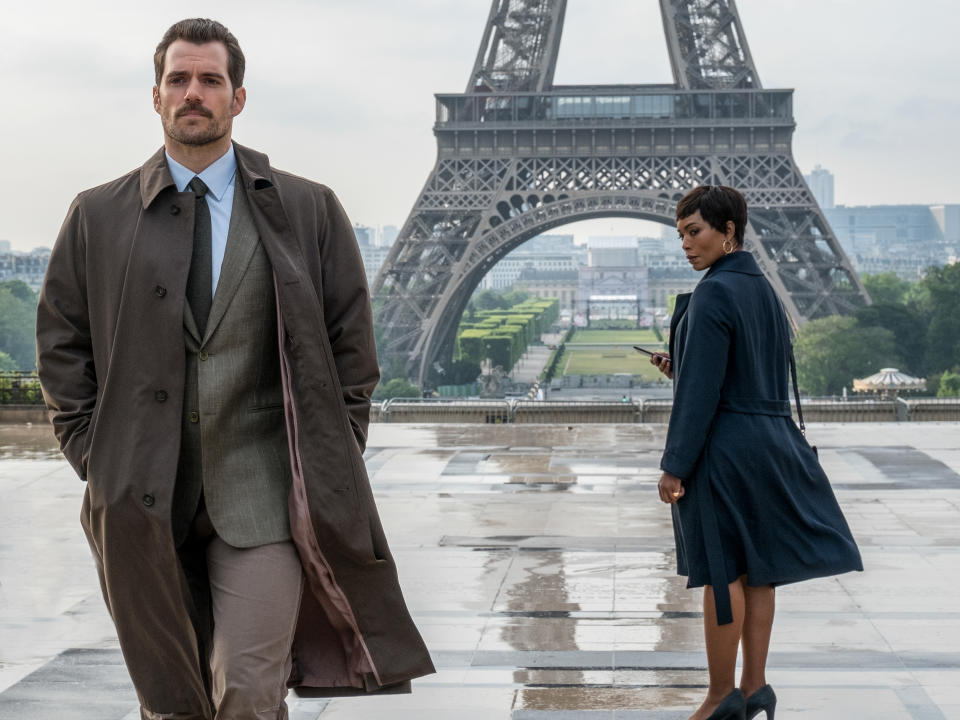 Cavill (left) in the 2018 blockbuster 'Mission: Impossible - Fallout'Chiabella James